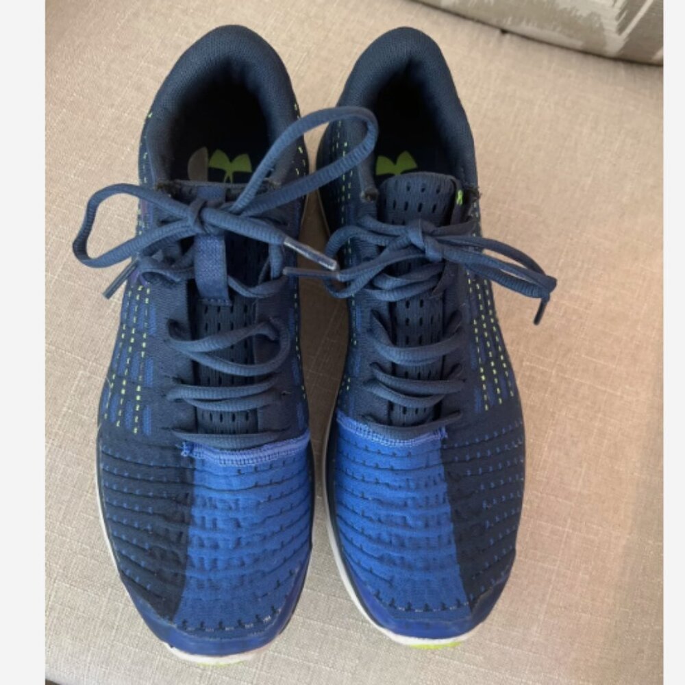 Under Armour Threadborne Slingflex 1296955-997 Blue Running Shoes Youth 7Y